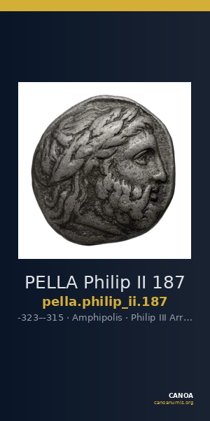 PELLA Philip II 187 — CANOA