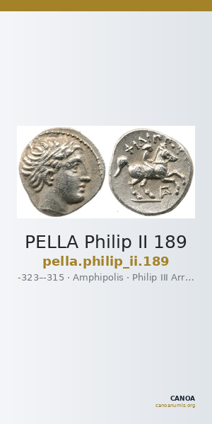 PELLA Philip II 189 — CANOA