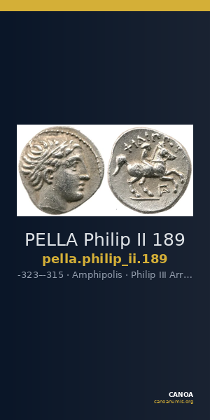PELLA Philip II 189 — CANOA