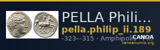 PELLA Philip II 189 — CANOA