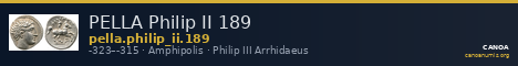 PELLA Philip II 189 — CANOA