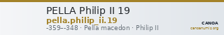 PELLA Philip II 19 — CANOA