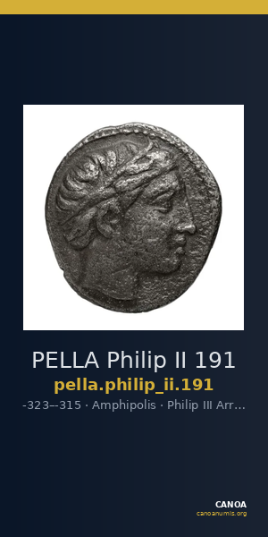 PELLA Philip II 191 — CANOA