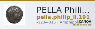 PELLA Philip II 191 — CANOA