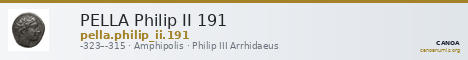 PELLA Philip II 191 — CANOA