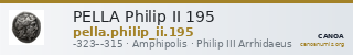 PELLA Philip II 195 — CANOA