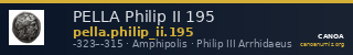 PELLA Philip II 195 — CANOA
