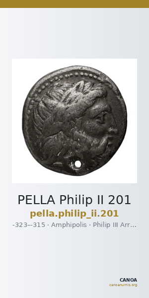 PELLA Philip II 201 — CANOA