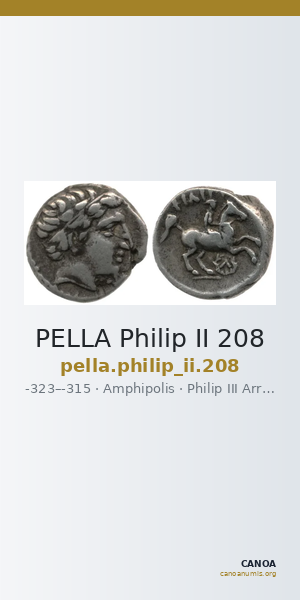 PELLA Philip II 208 — CANOA