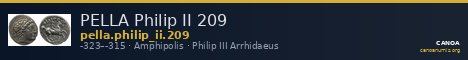 PELLA Philip II 209 — CANOA