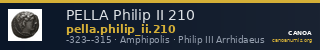 PELLA Philip II 210 — CANOA