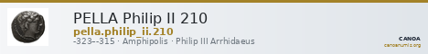 PELLA Philip II 210 — CANOA
