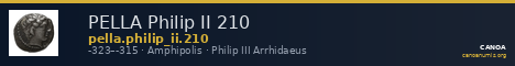 PELLA Philip II 210 — CANOA