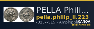 PELLA Philip II 223 — CANOA