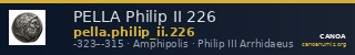 PELLA Philip II 226 — CANOA