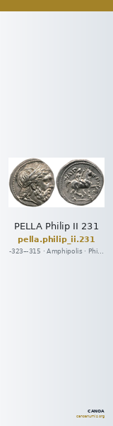 PELLA Philip II 231 — CANOA