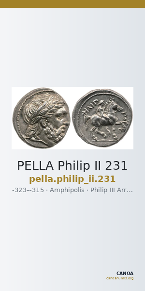 PELLA Philip II 231 — CANOA
