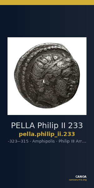 PELLA Philip II 233 — CANOA