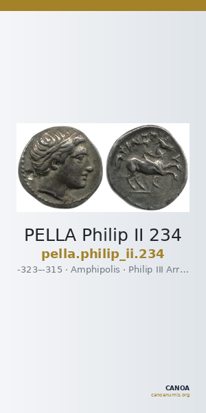 PELLA Philip II 234 — CANOA