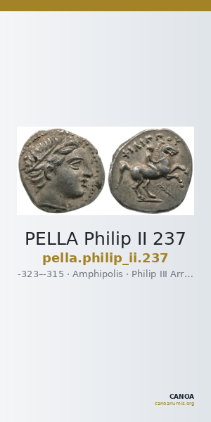 PELLA Philip II 237 — CANOA