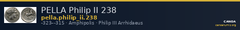 PELLA Philip II 238 — CANOA
