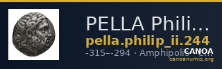 PELLA Philip II 244 — CANOA