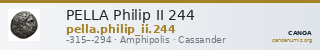 PELLA Philip II 244 — CANOA