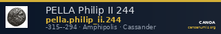 PELLA Philip II 244 — CANOA