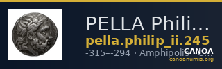 PELLA Philip II 245 — CANOA