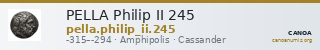 PELLA Philip II 245 — CANOA