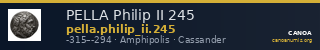 PELLA Philip II 245 — CANOA
