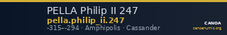 PELLA Philip II 247 — CANOA