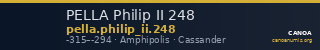 PELLA Philip II 248 — CANOA