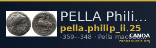 PELLA Philip II 25 — CANOA