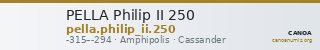 PELLA Philip II 250 — CANOA