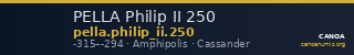 PELLA Philip II 250 — CANOA