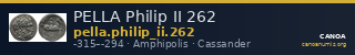 PELLA Philip II 262 — CANOA