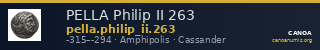 PELLA Philip II 263 — CANOA
