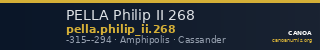 PELLA Philip II 268 — CANOA