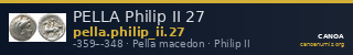 PELLA Philip II 27 — CANOA