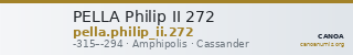 PELLA Philip II 272 — CANOA