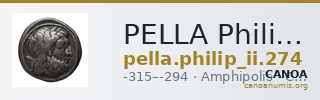 PELLA Philip II 274 — CANOA