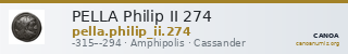 PELLA Philip II 274 — CANOA