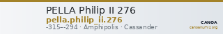PELLA Philip II 276 — CANOA