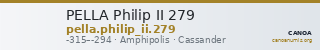 PELLA Philip II 279 — CANOA