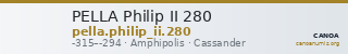 PELLA Philip II 280 — CANOA