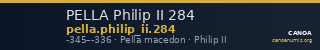 PELLA Philip II 284 — CANOA