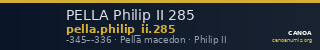 PELLA Philip II 285 — CANOA