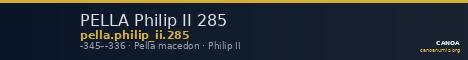 PELLA Philip II 285 — CANOA