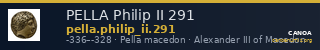 PELLA Philip II 291 — CANOA